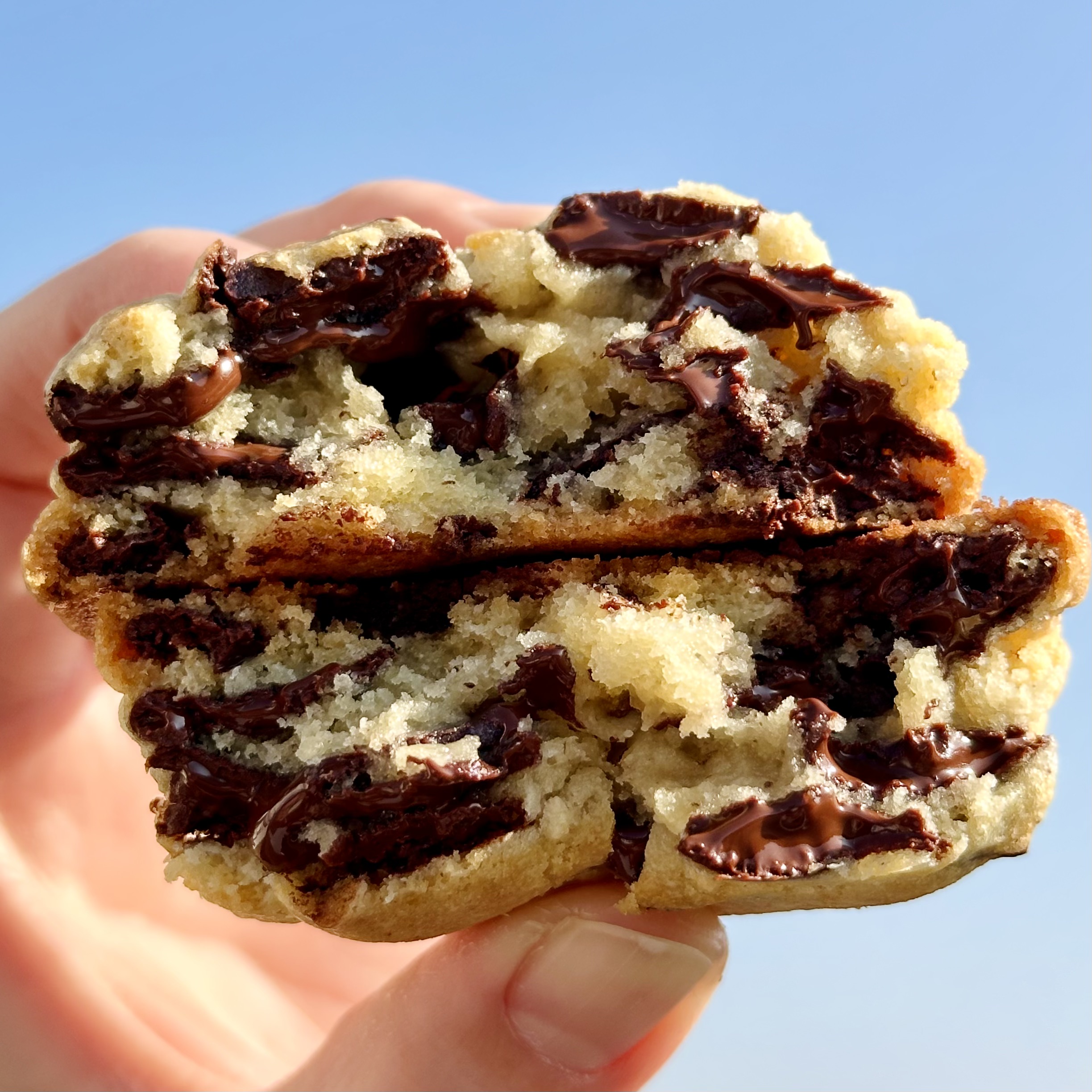 とろけるチョコが溢れ出すぜいたくなNYクッキー